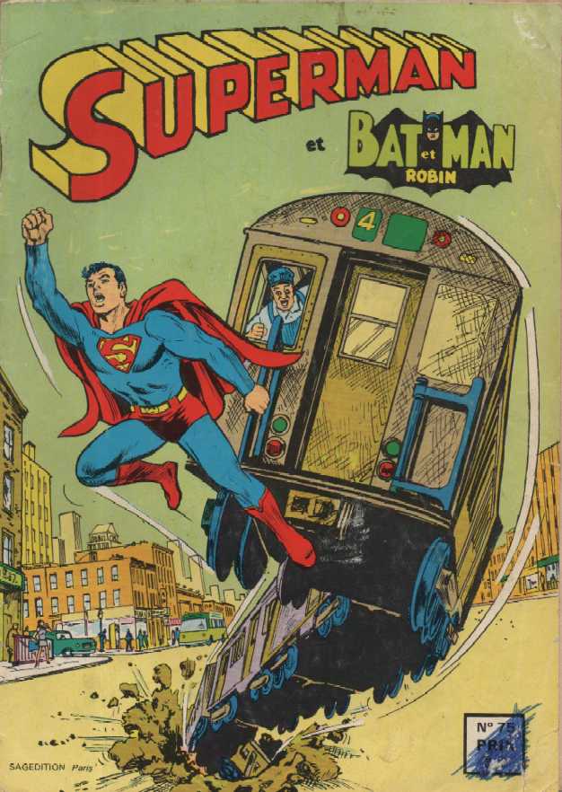 Scan de la Couverture Superman Batman Robin n 75